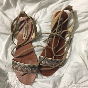 steve madden summery lace up sandals